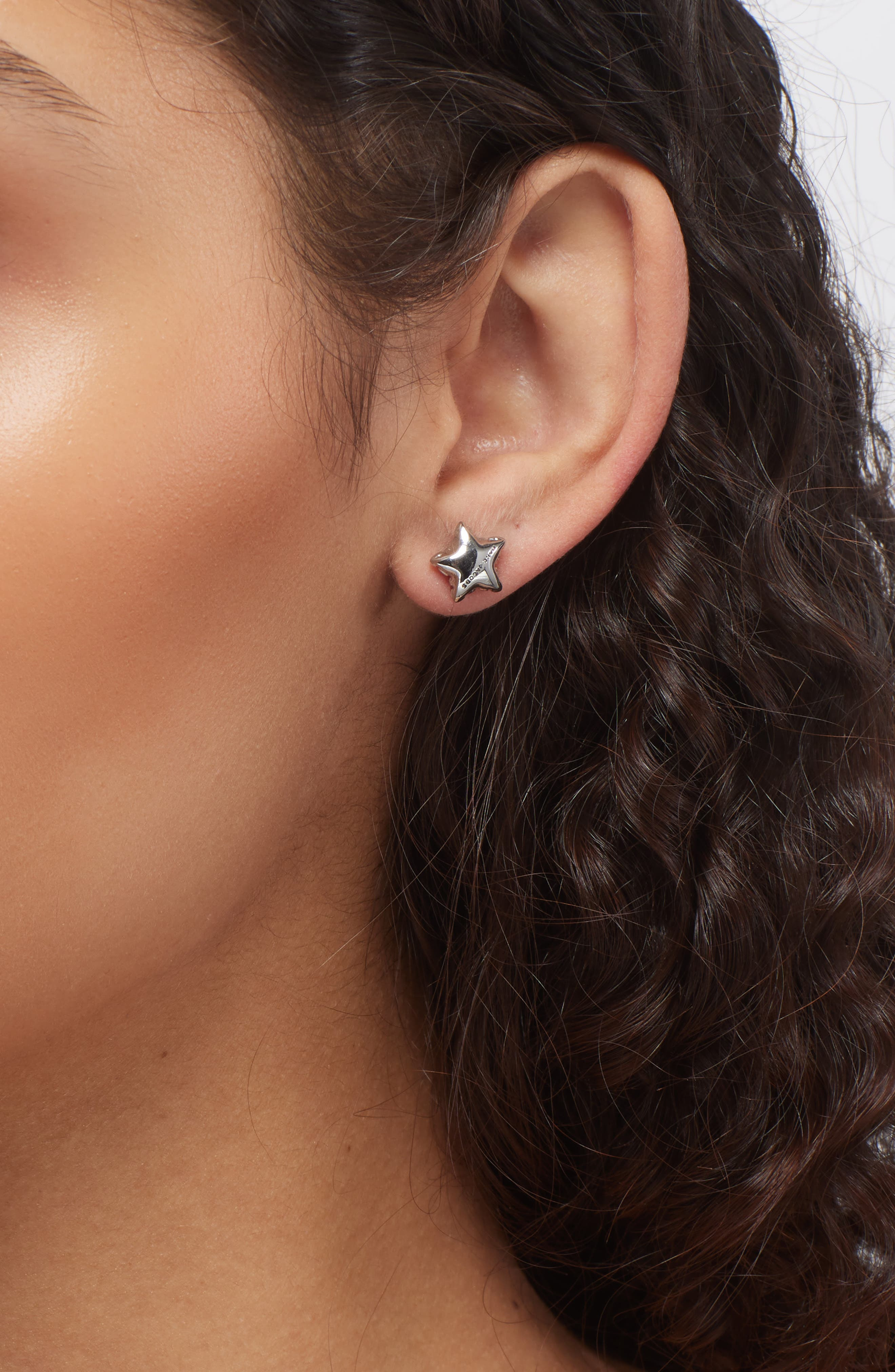 Marc Jacobs Micro Star Balloon Stud Earrings in Light Antique Silver at Nordstrom - 2