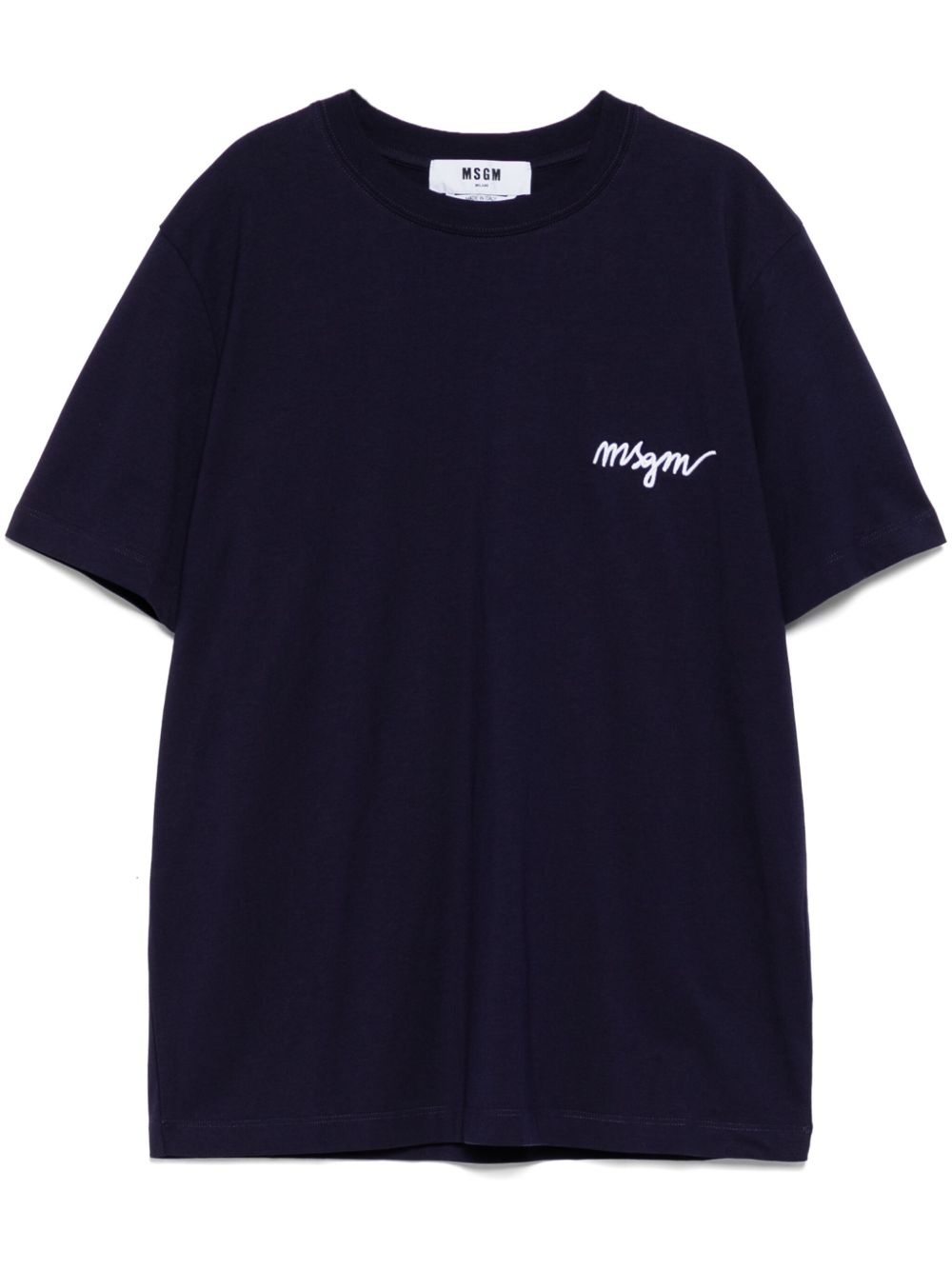 embroidered logo T-shirt - 1