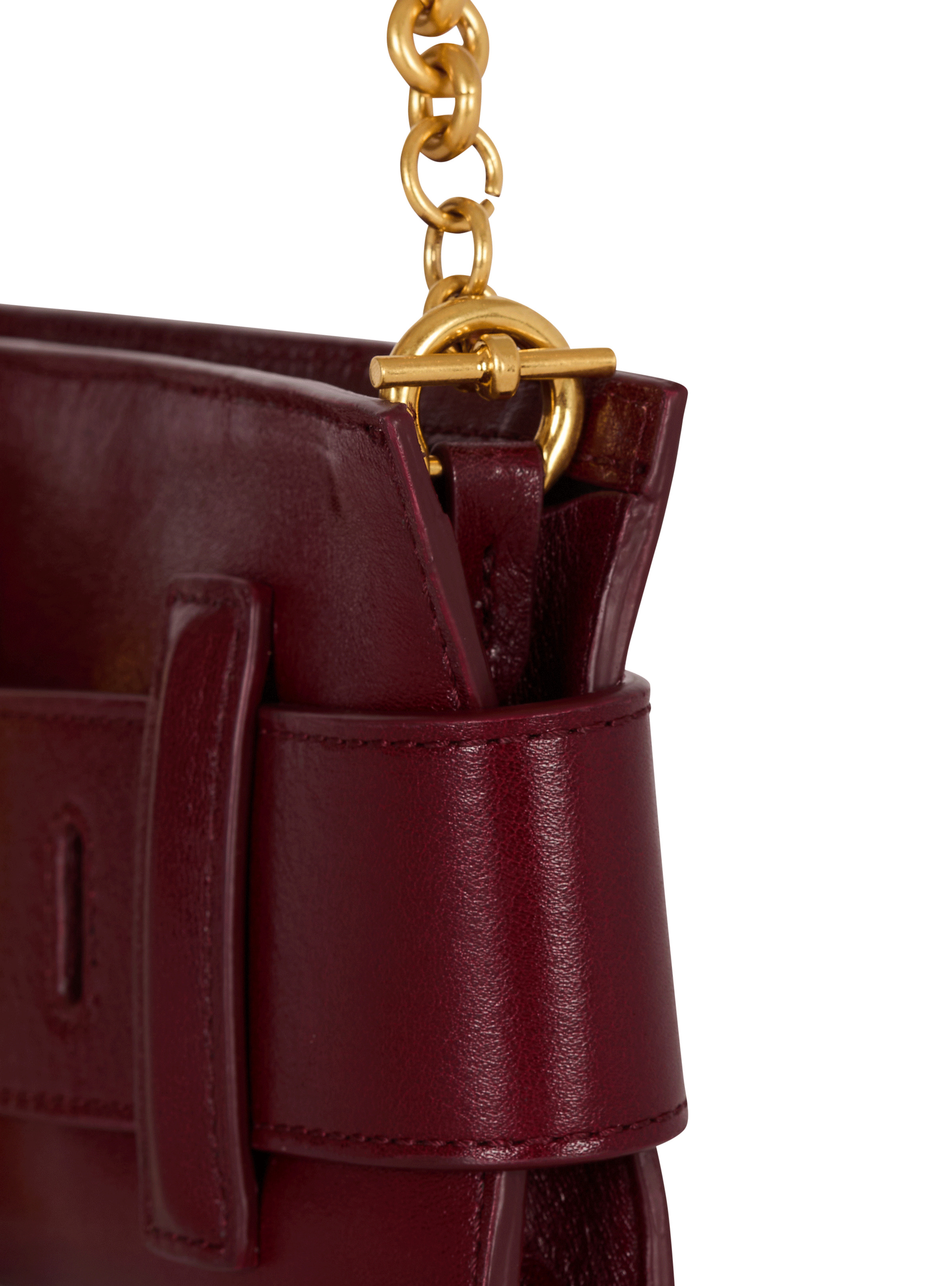 Anthem calfskin leather clutch - 5