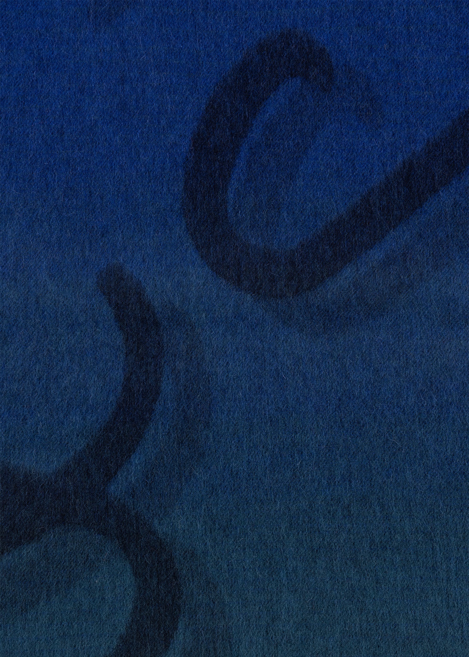 Navy Shadow Logo Scarf - 3