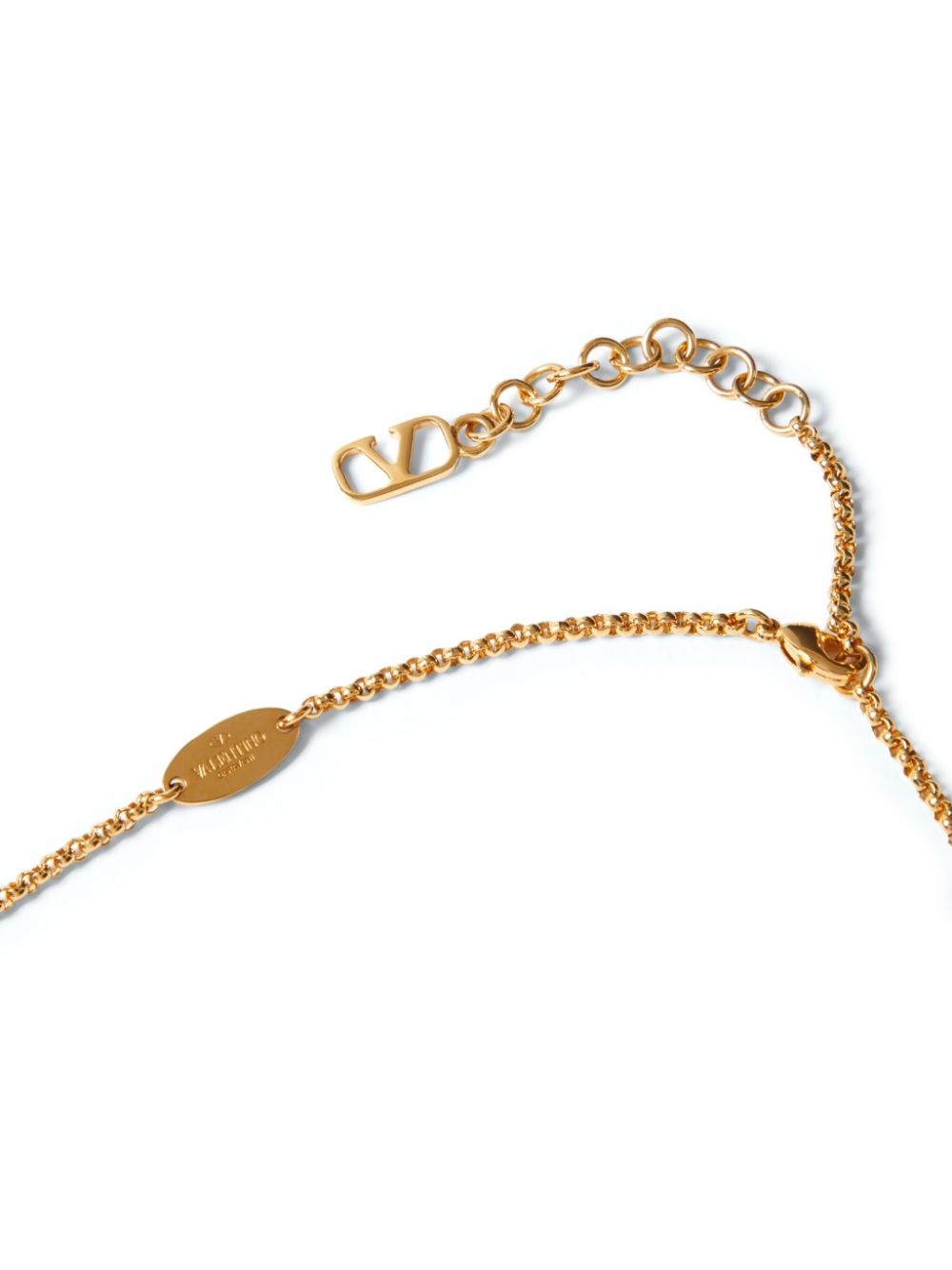 VLogo Signature layered necklace - 4