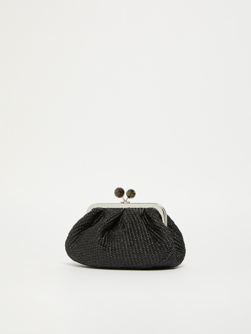 WEEKEND Max Mara PALMAS Small raffia-effect Pasticcino Bag outlook