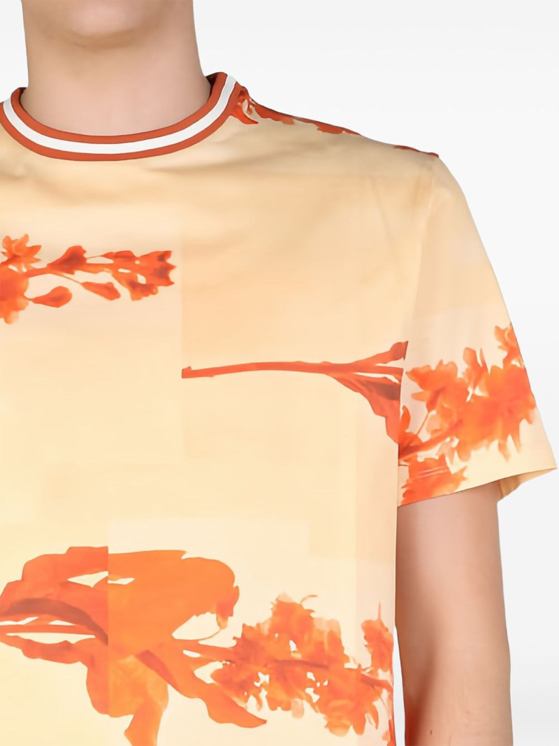 Paul Smith floral-print T-shirt outlook
