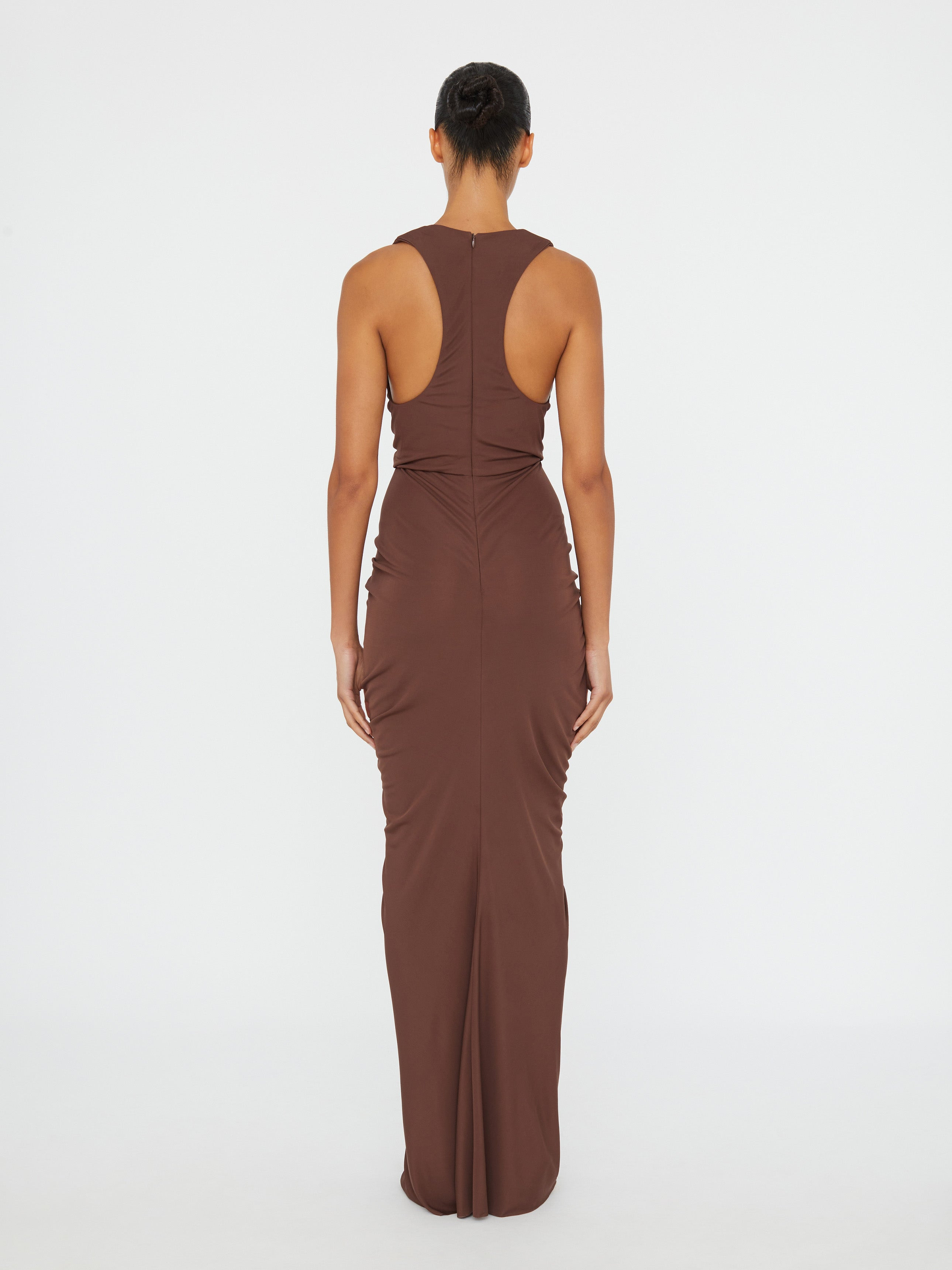 Vivenda Drape Front Dress - 4