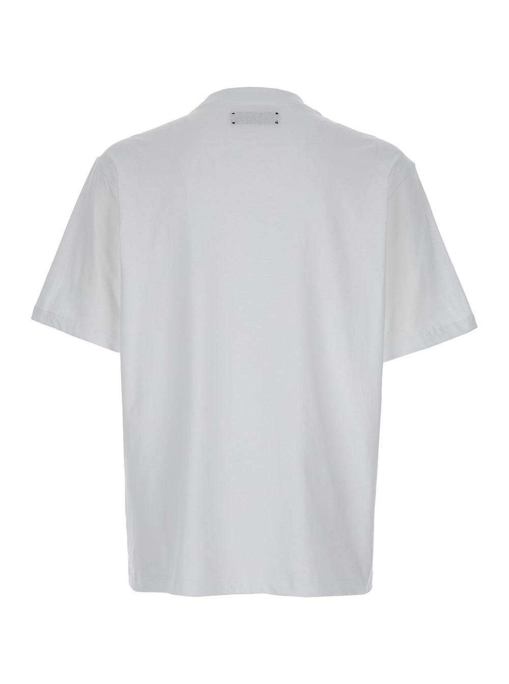Amiri Men White Crewneck T-Shirt With Logo Print On The Front In Cotton Man - 2