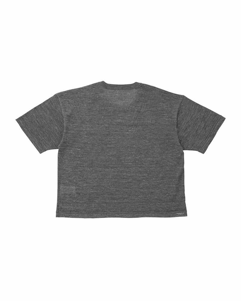 JUMBO KNIT S/S W GREY - 2