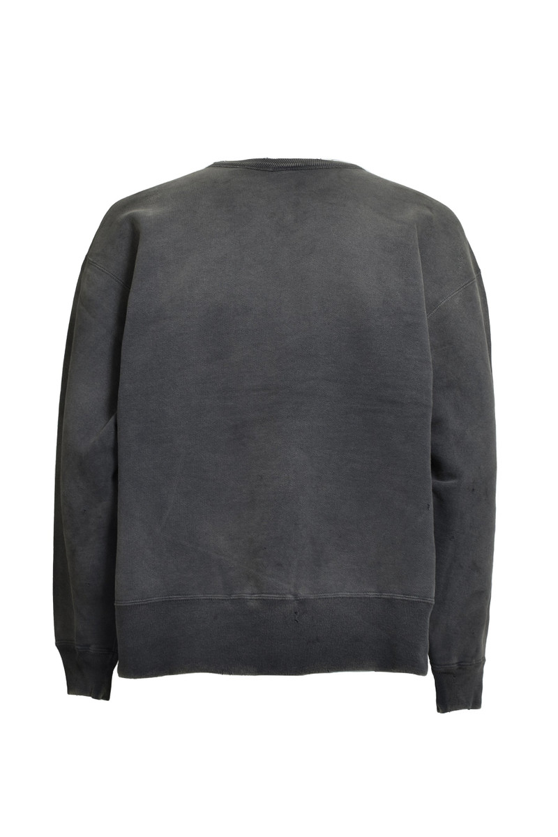 SAINT M×××××× CREW NECK SWEAT/666 / BLACK outlook
