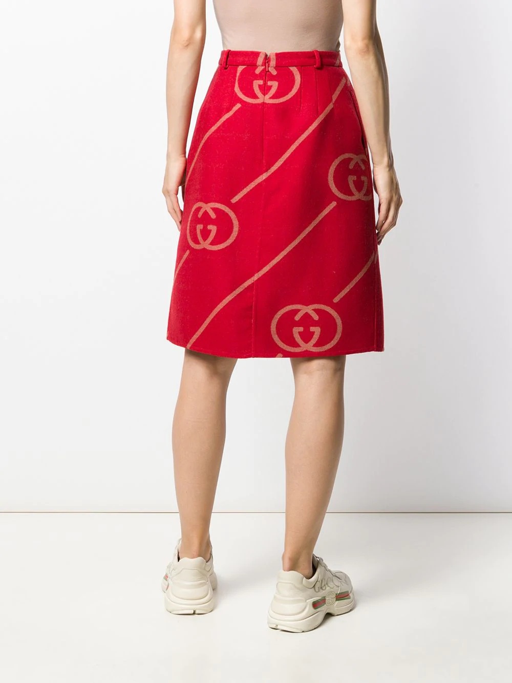 GG logo skirt - 4