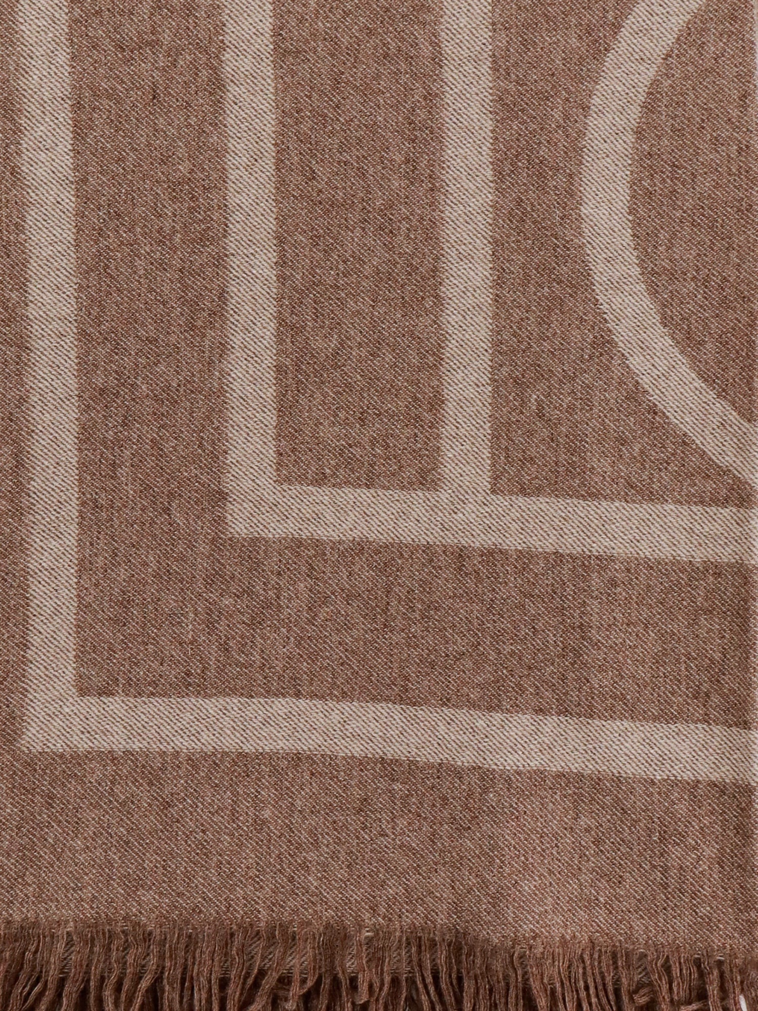 Toteme Monogram Virgin Wool And Cashmere Scarf - 2