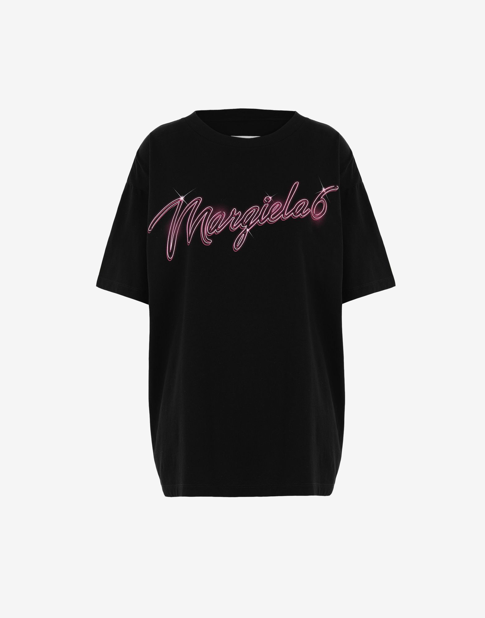 Margiela 6 neon logo T-shirt - 1