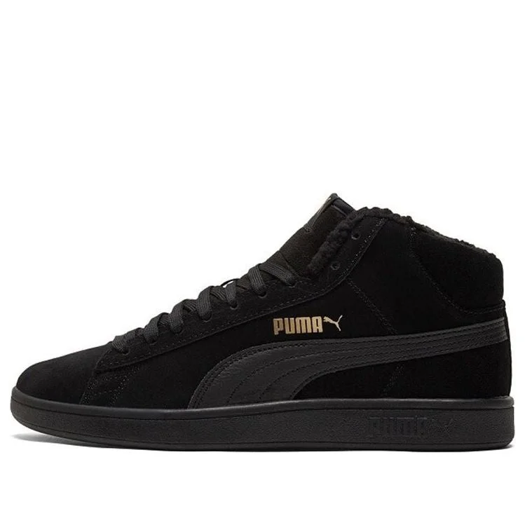 PUMA Smash v2 Mid Winter 'Black Team Gold' 375870-02 - 1