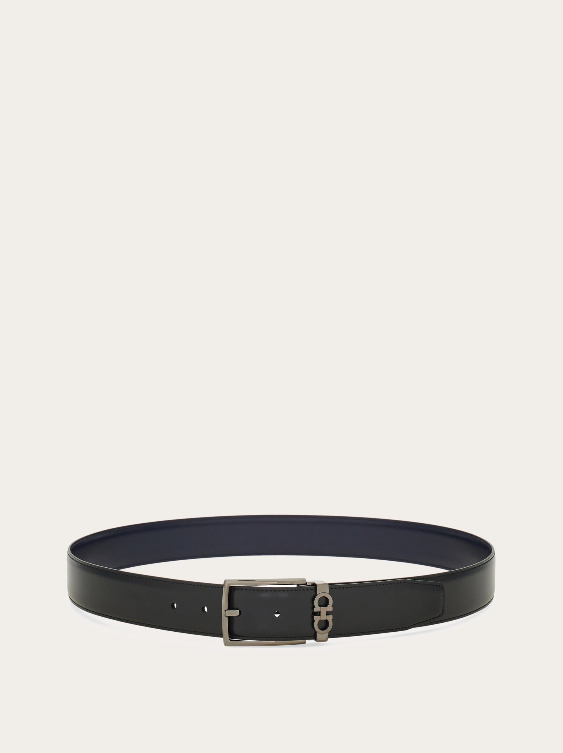 Reversible and adjustable Gancini belt - 3