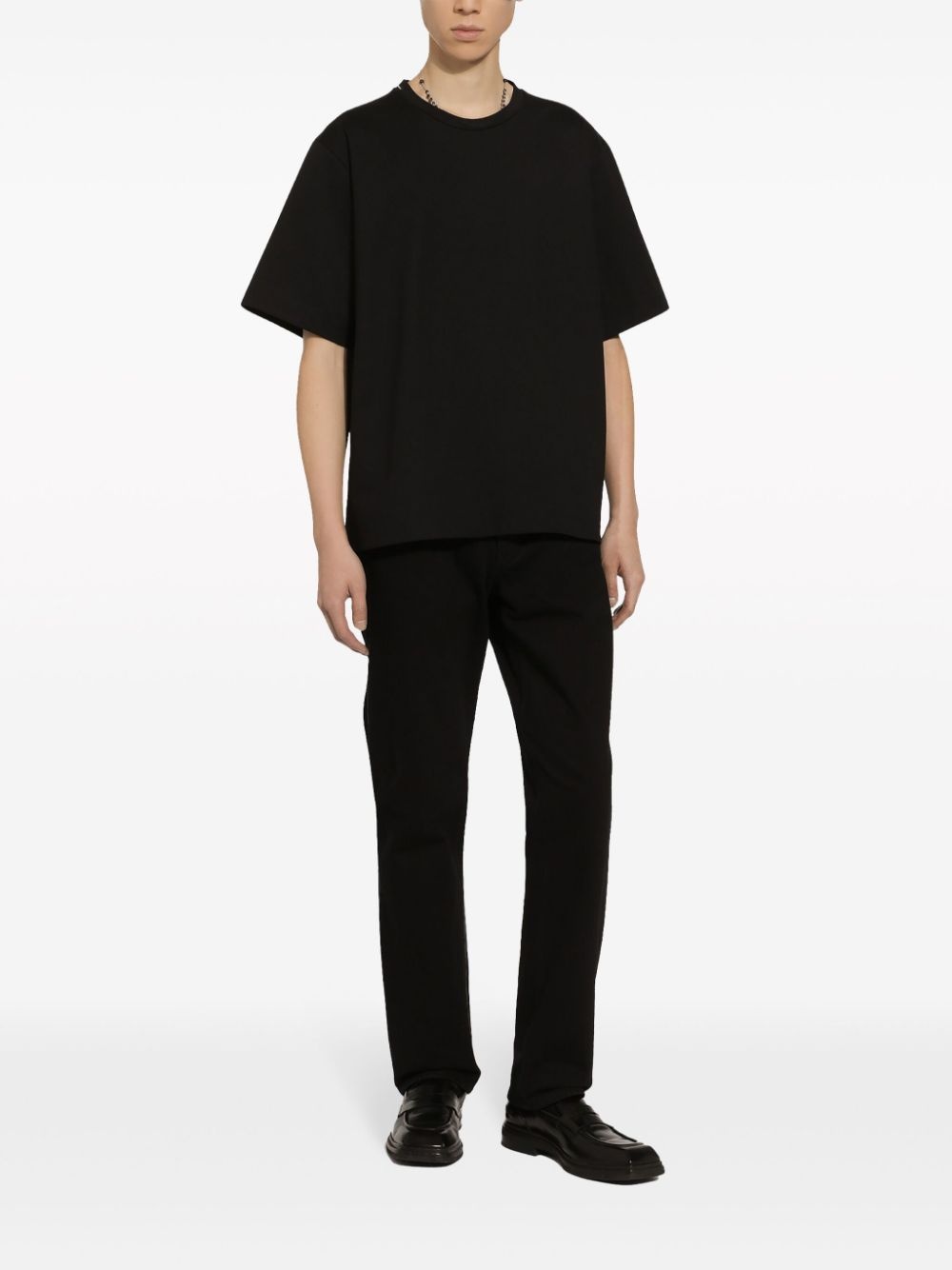 five-pocket straight-legged jeans - 2