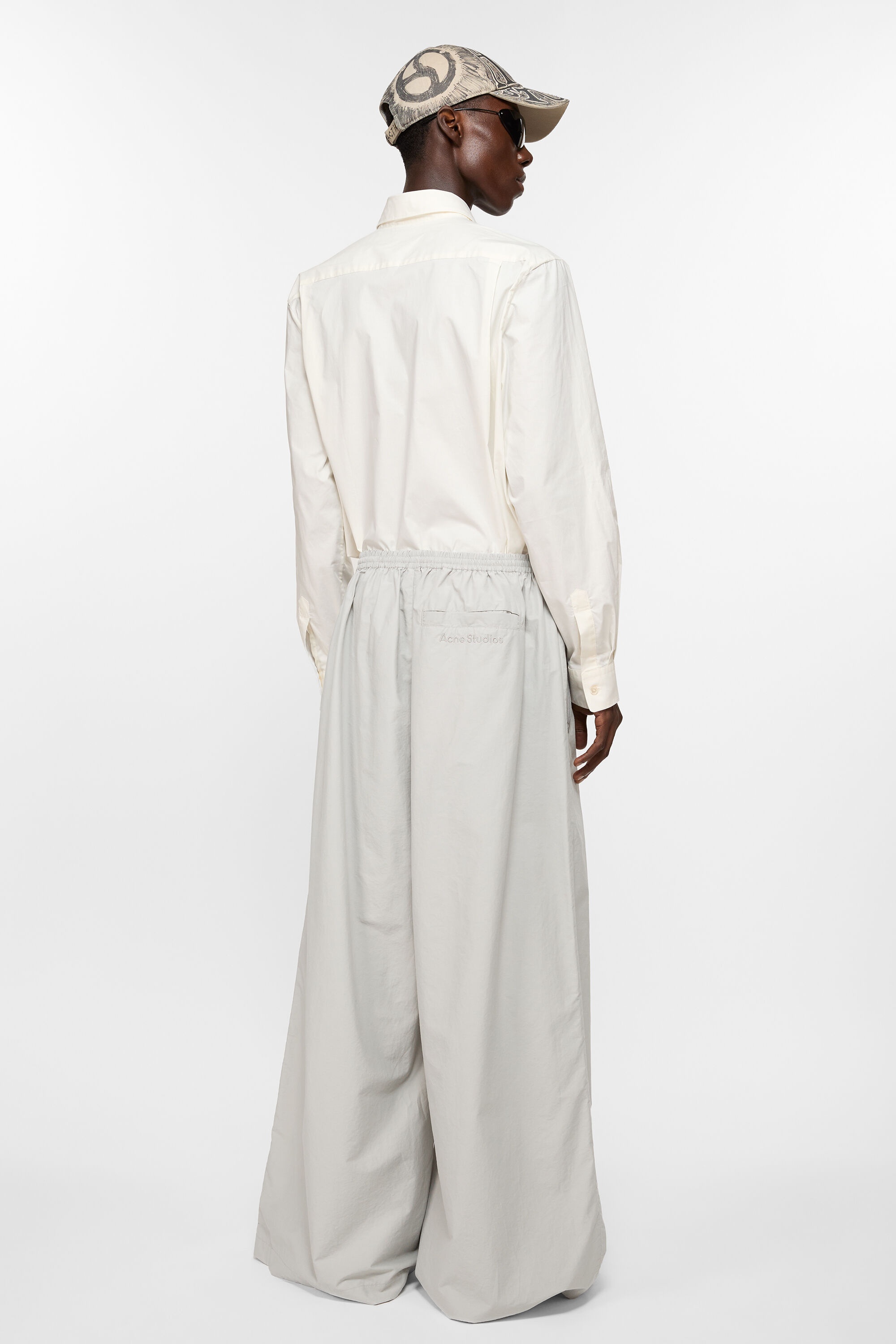 Relaxed fit trousers - Grey - 3