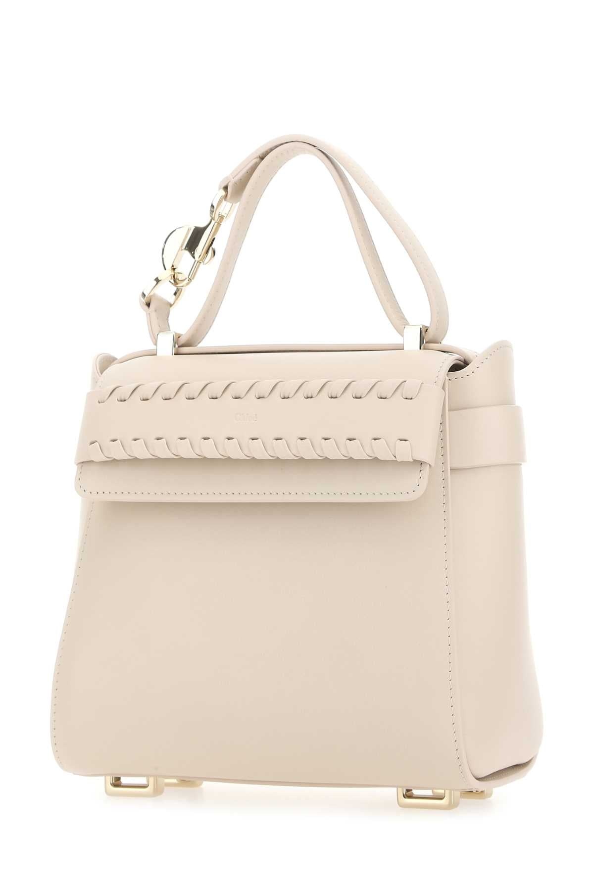 Chloe Women Light Pink Leather Small Nacha Handbag - 2