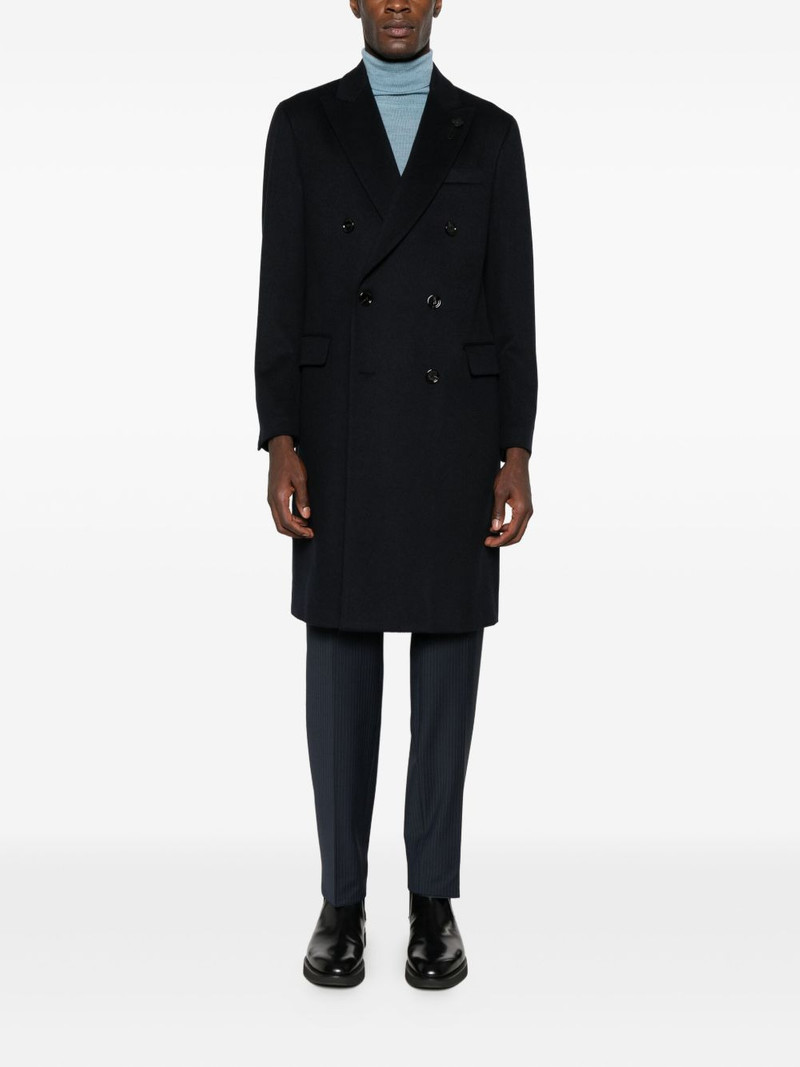 LARDINI double-breasted coat outlook