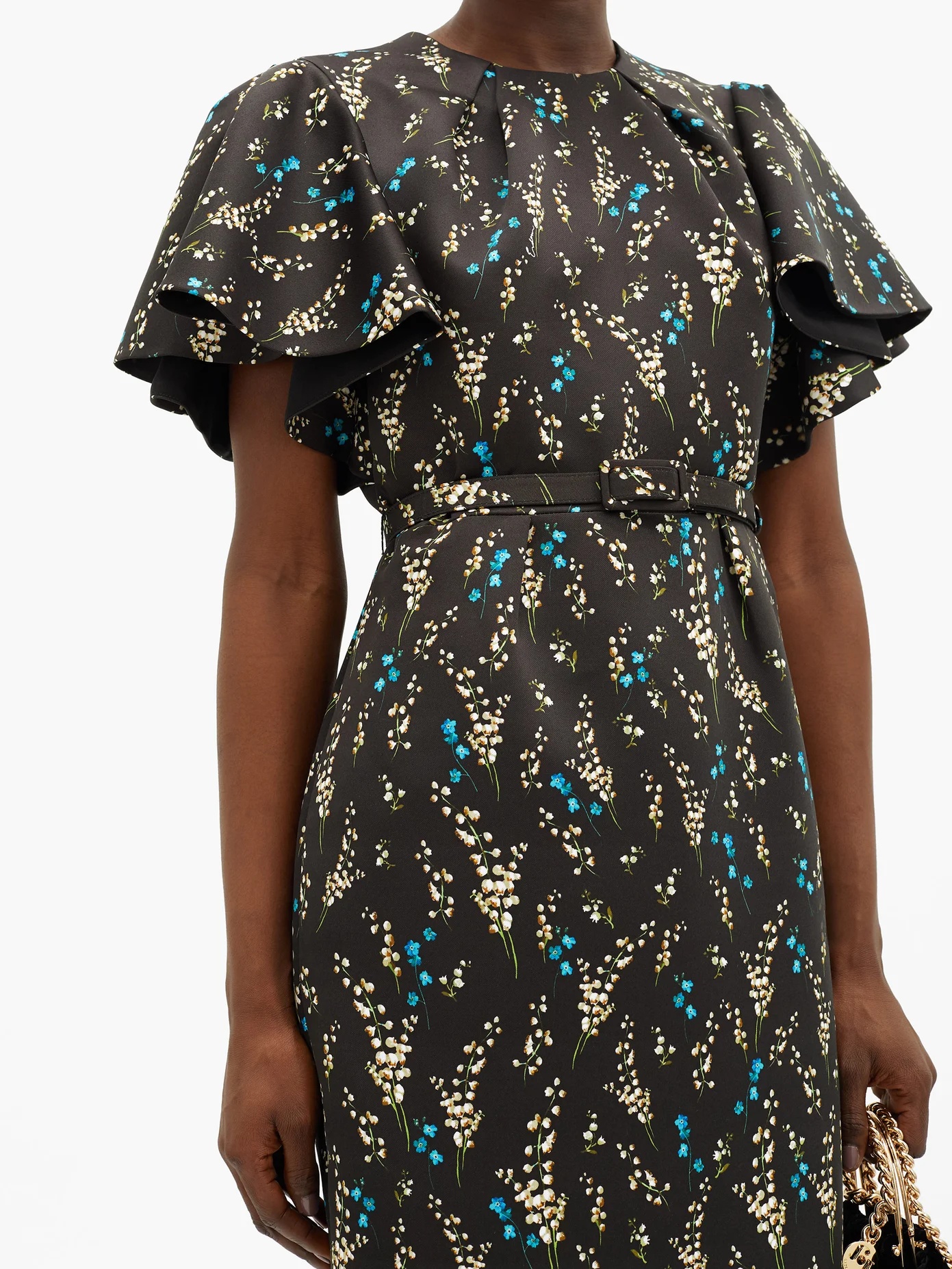 Gaia Willow Ditsy-print silk dress - 3