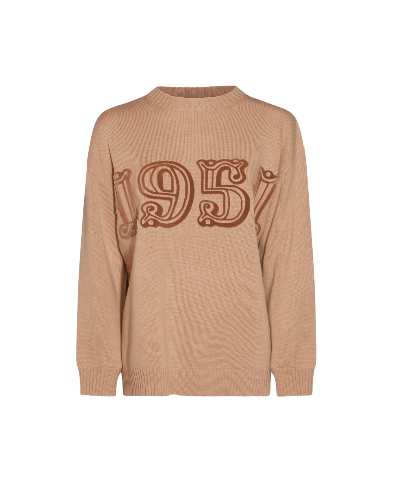 Brown Wool Fido Knitwear - 1