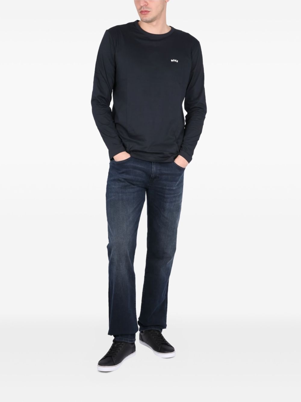 logo-detail long-sleeve T-shirt - 2