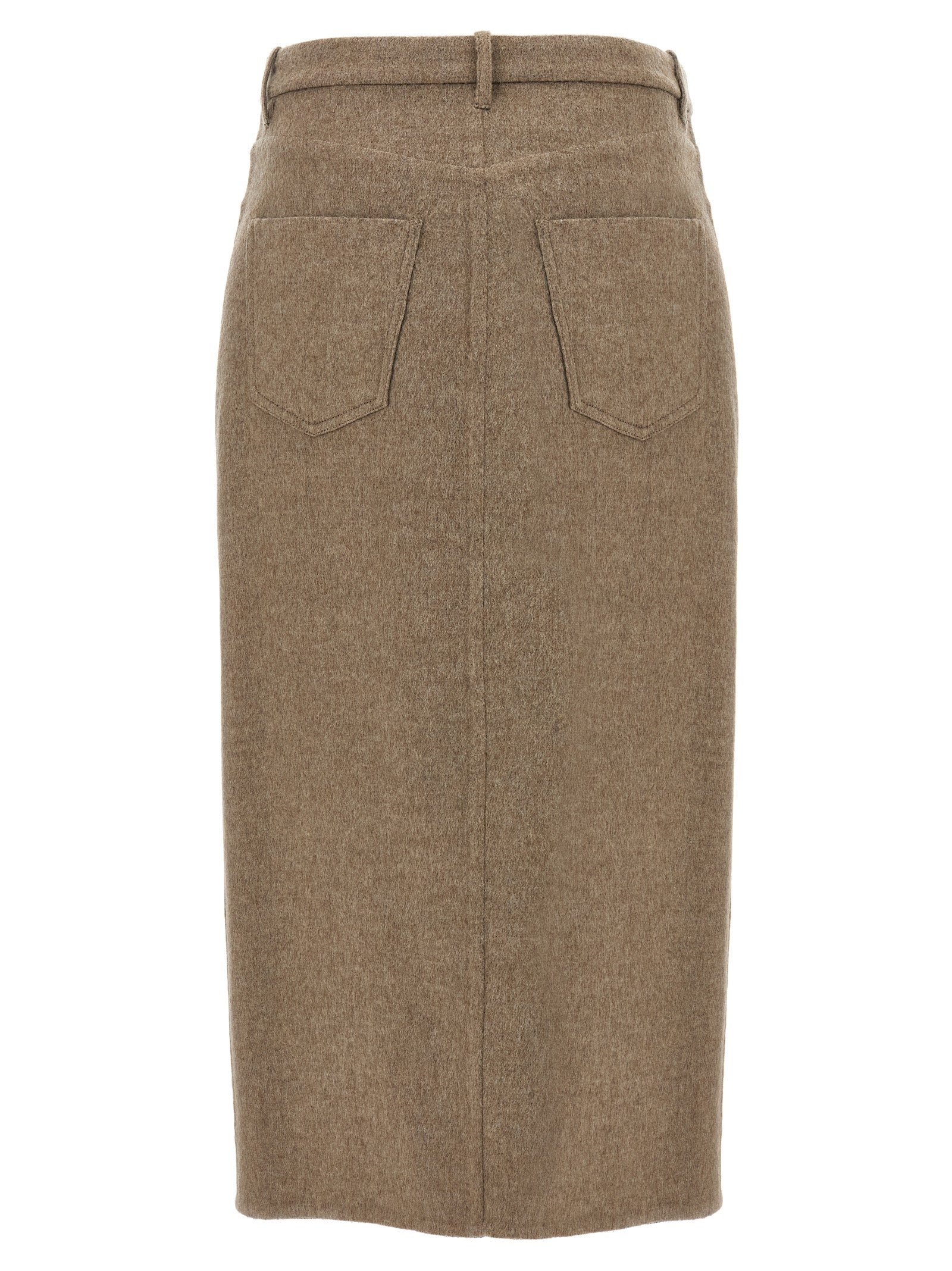 Wrapped Skirts Beige - 2
