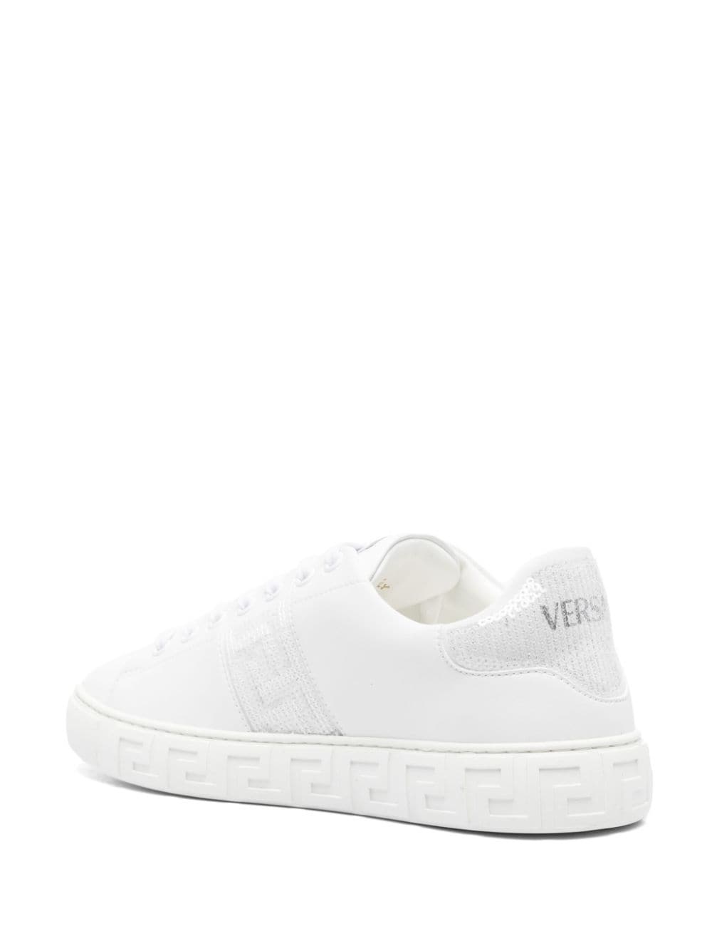 Greca-embellished sneakers - 3