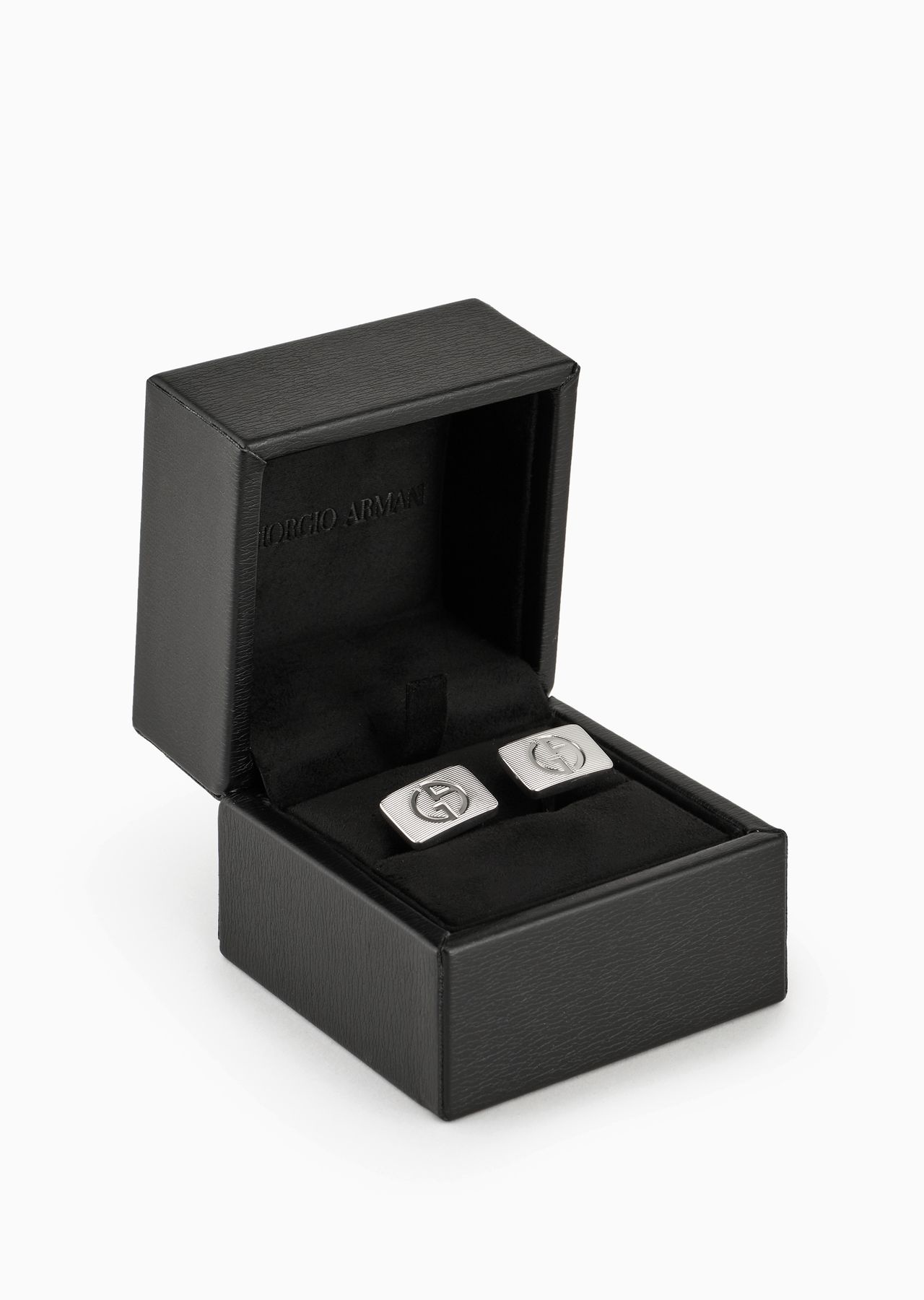 Sterling silver cufflinks with GA logo - 4