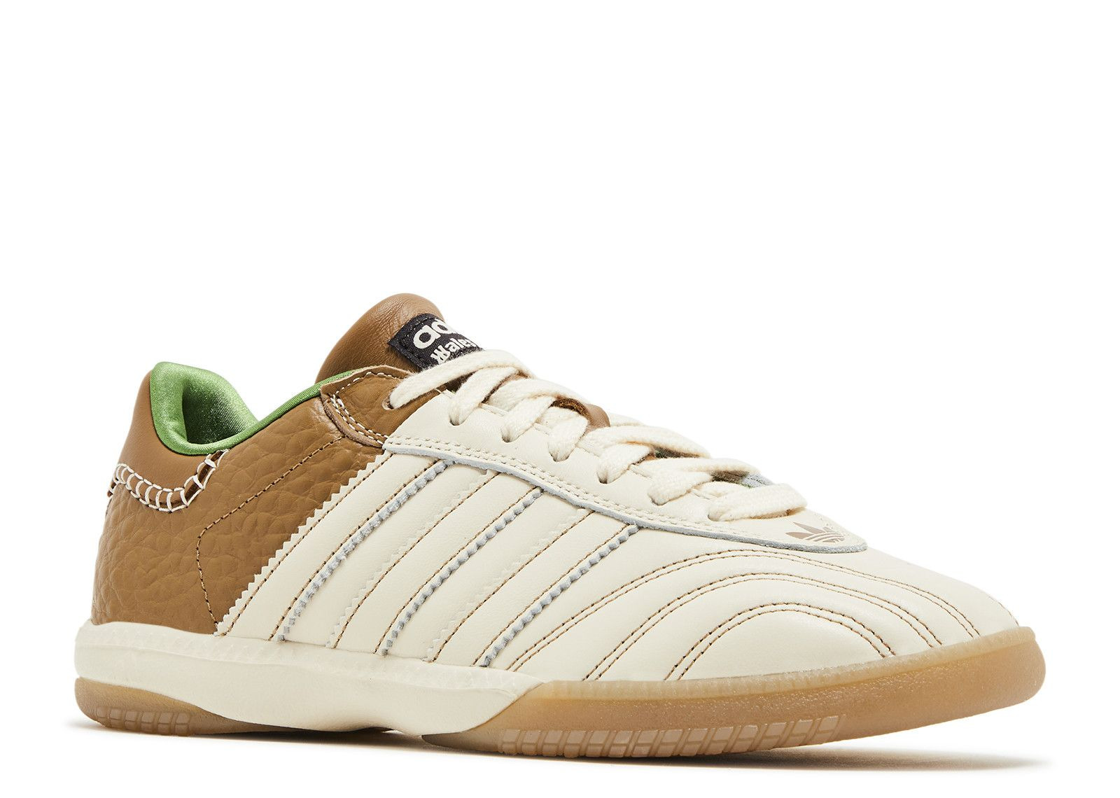 WALES BONNER X SAMBA MILLENNIUM 'NAPPA PACK - WONDER WHITE BROWN' - 2