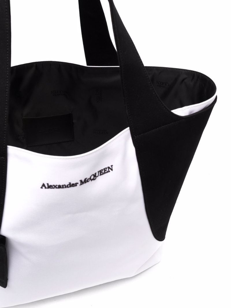 colour-block tote bag - 5