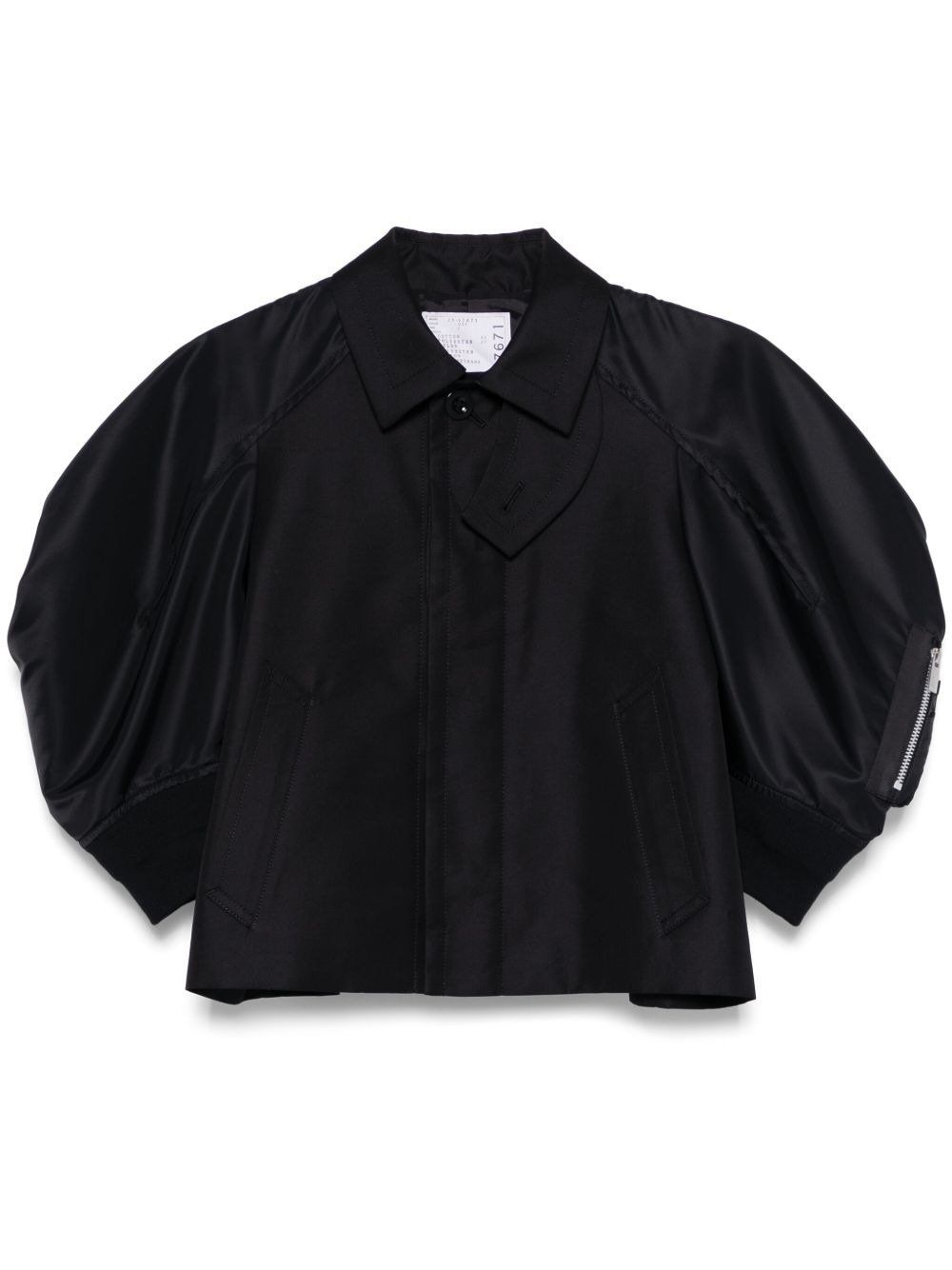 Sacai Women Cotton And Nylon Jacket - 1