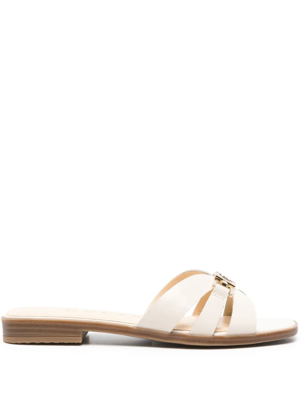 leather slides - 1
