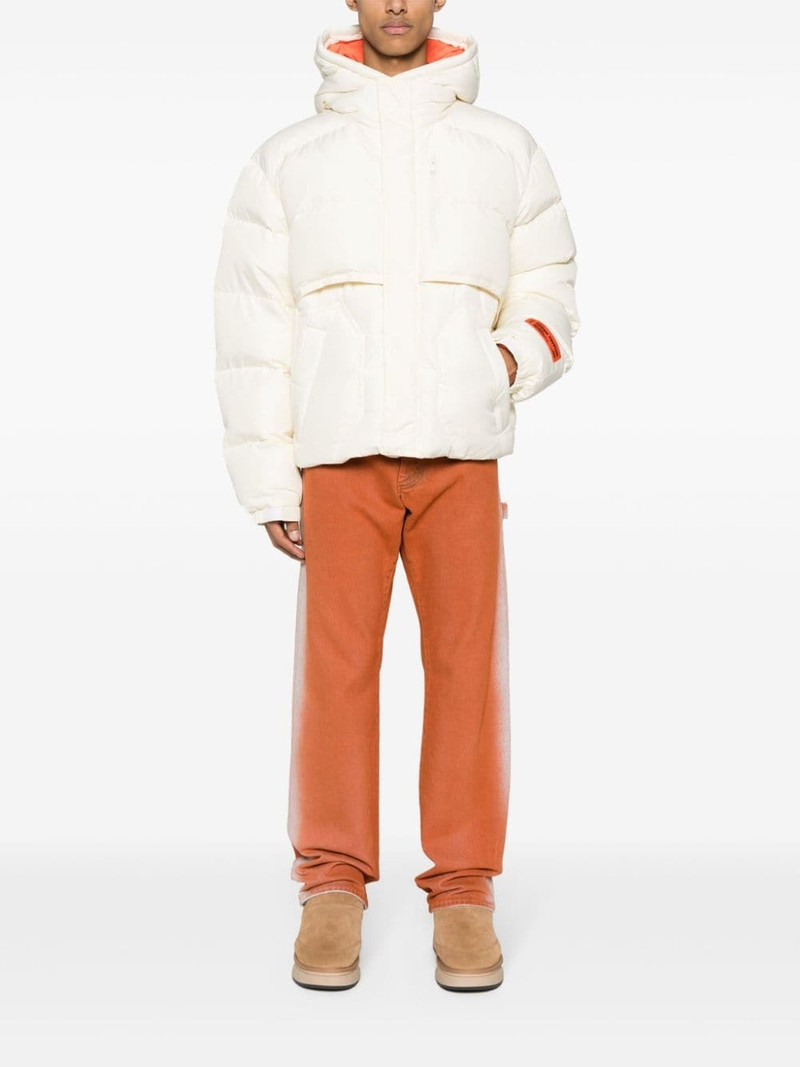 Heron Preston hooded padded jacket outlook