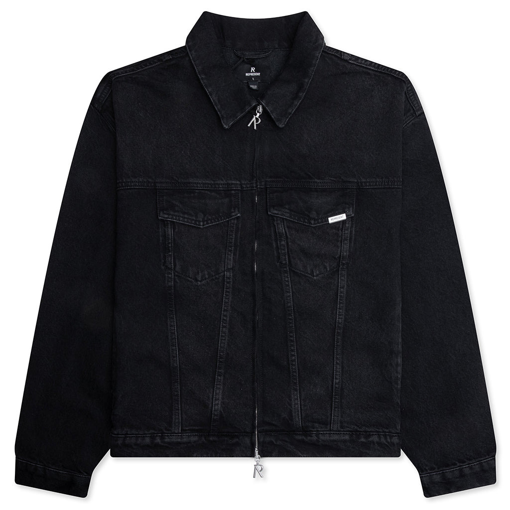 R4 DENIM JACKET - BLACK - 1