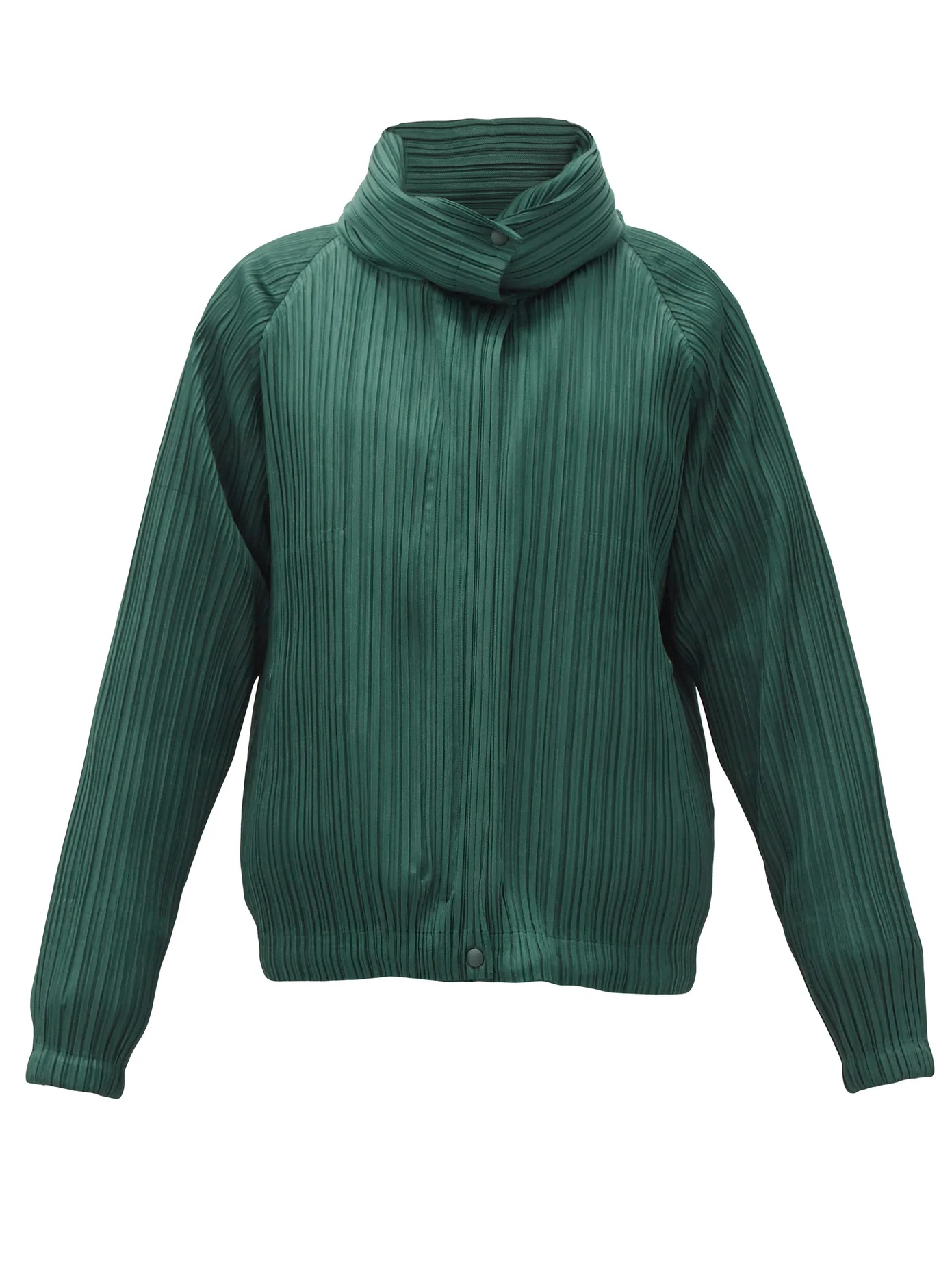 Detachable-layer padded technical-pleated jacket - 1