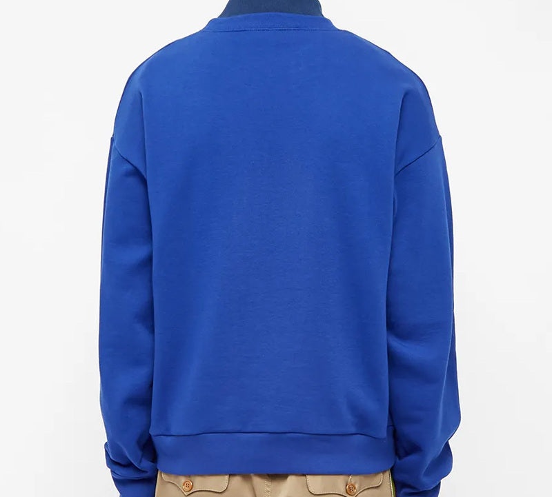 Gucci Large Logo Round Neck Sports Royal blue 599345-XJB1C-4118 - 4