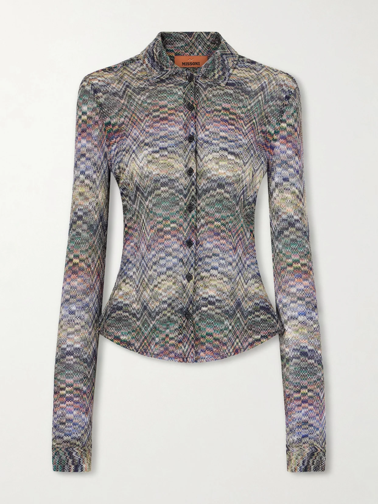 Embellished Crochet-knit Cardigan - 1