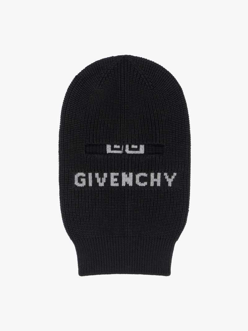 GIVENCHY 4G KNITTED BALACLAVA IN WOOL 1