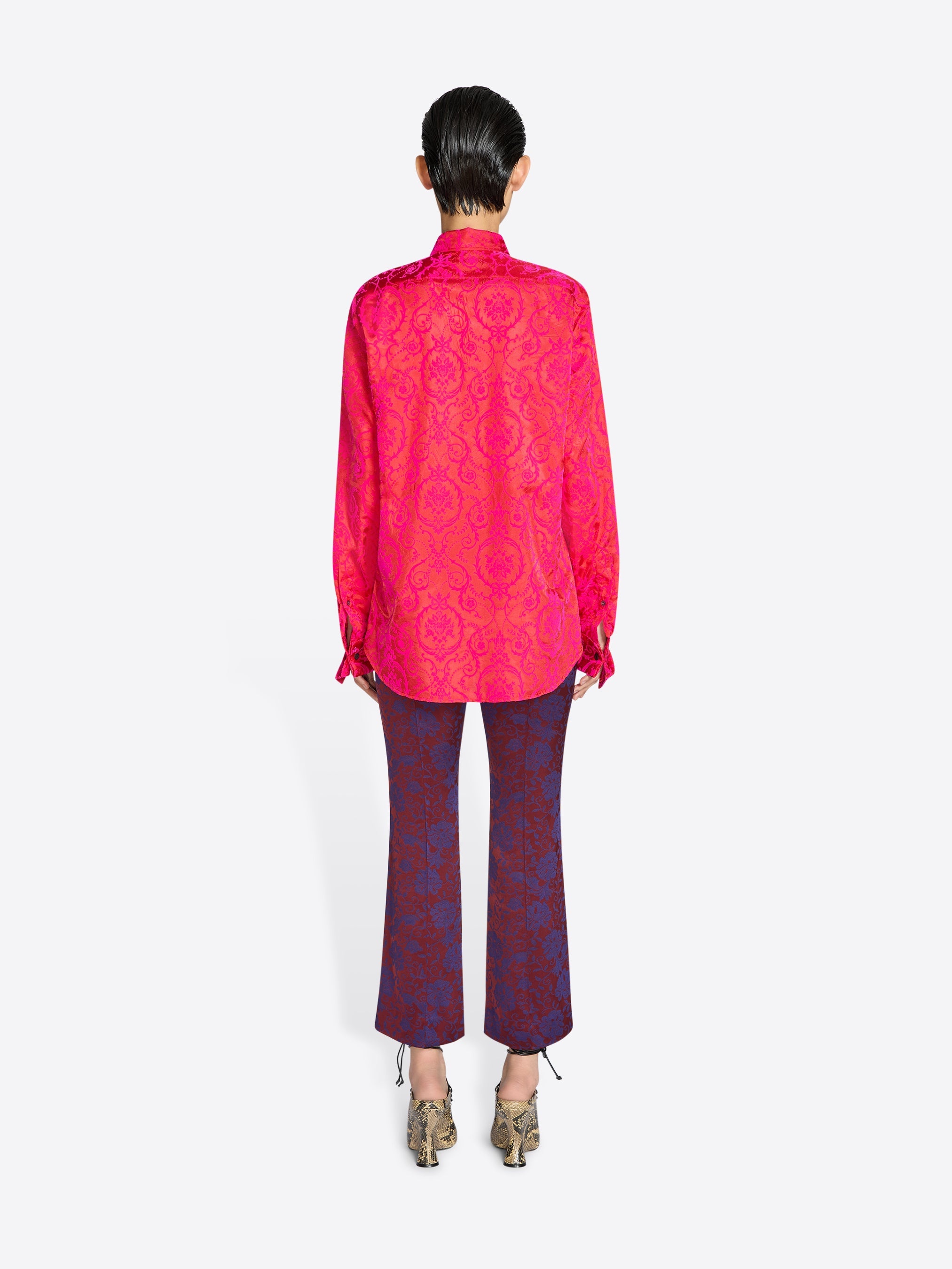 BAROQUE MOTIF SHIRT - 4