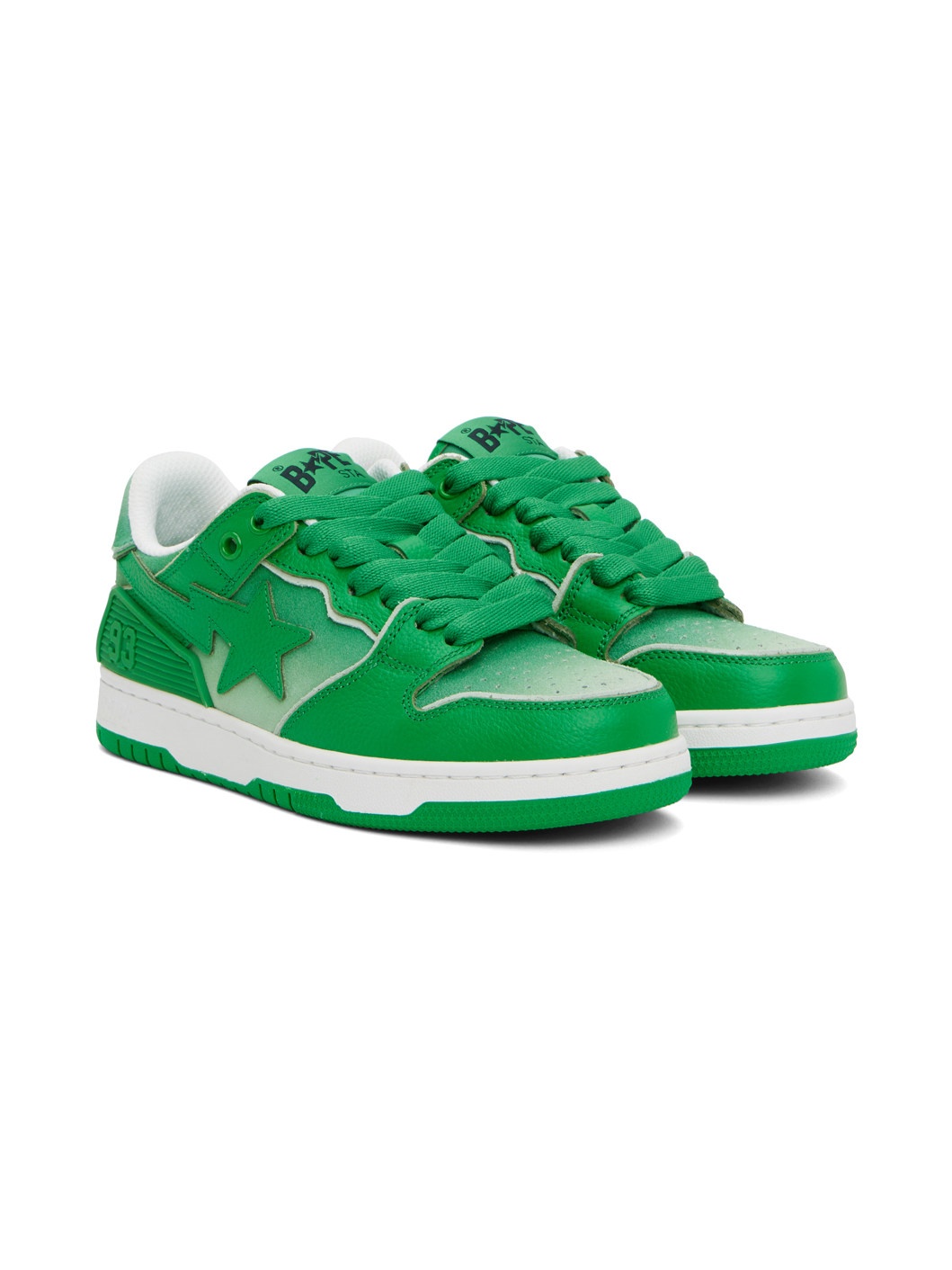 Green Sk8 Sta #4 Sneakers - 4