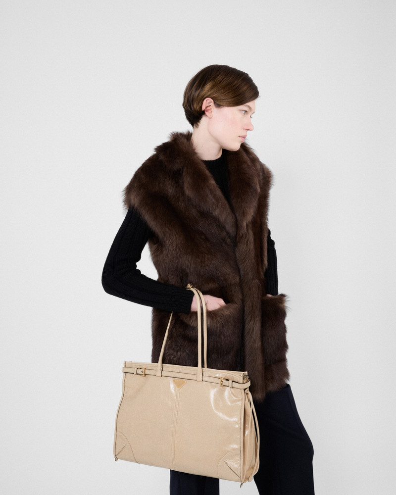 Prada Large leather handbag outlook