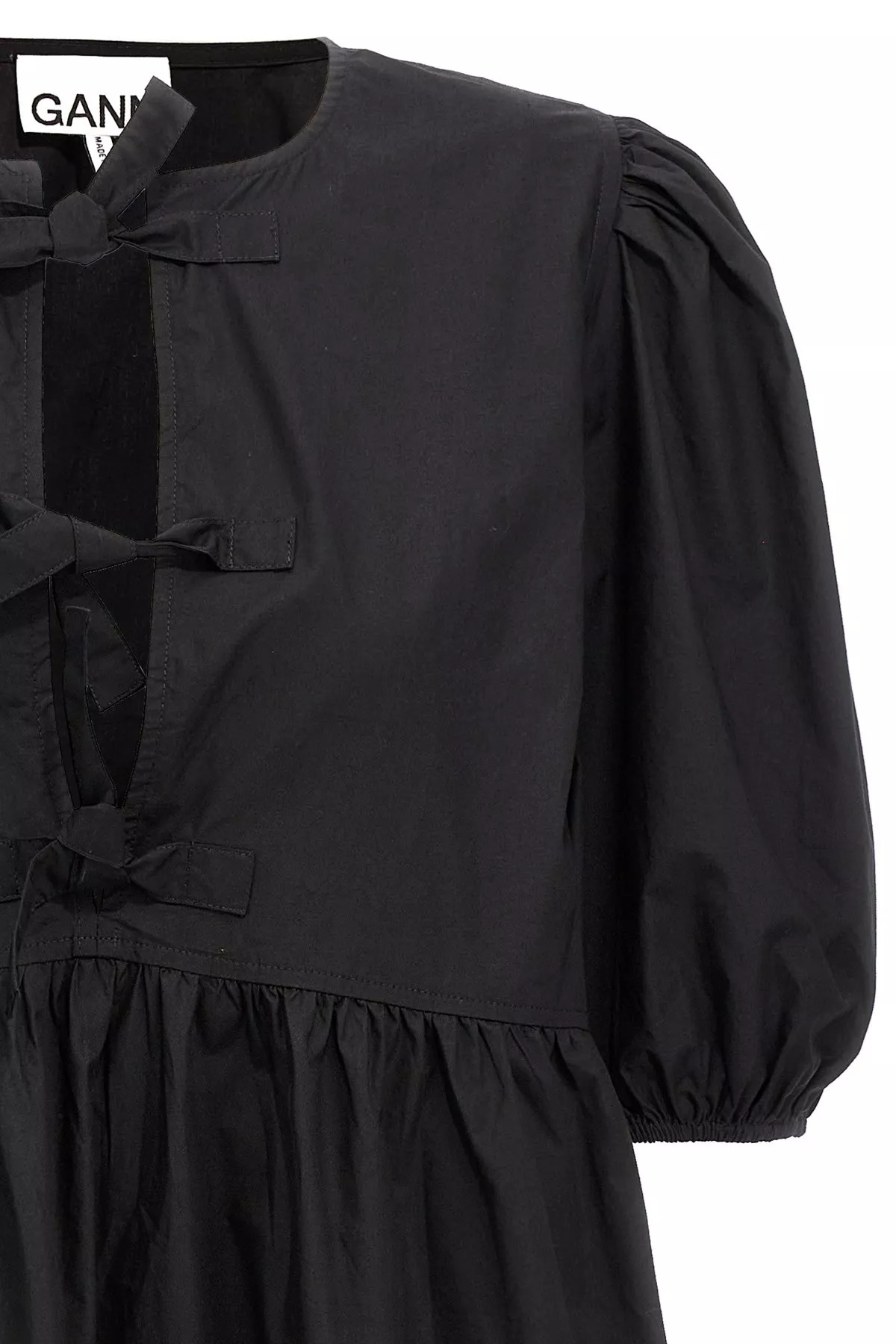 Knot poplin dress - 4