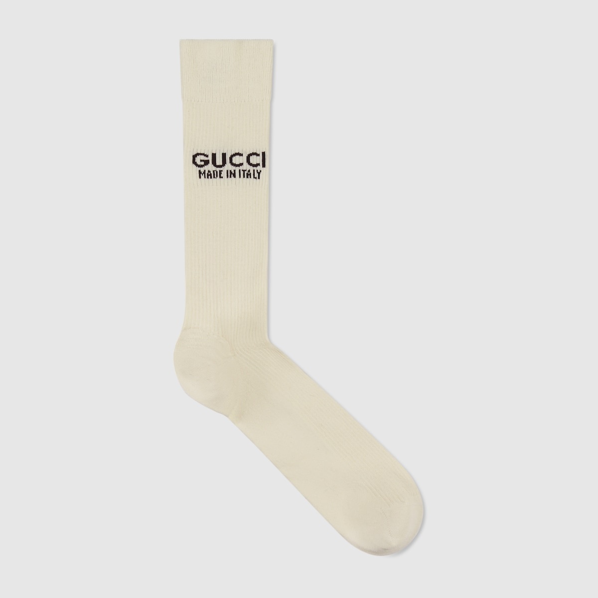 Knit cotton socks with jacquard detail - 1