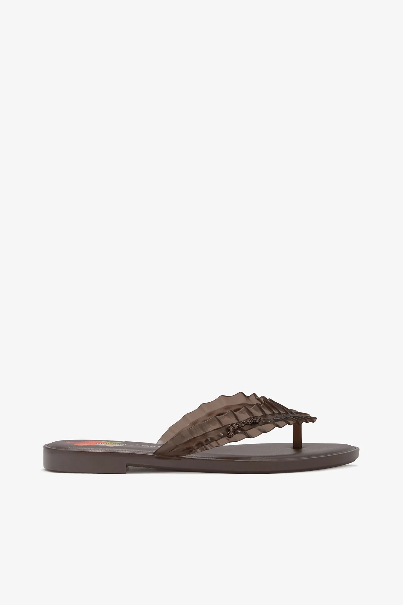 MELISSA FLIP FLOP IN BROWN - 1