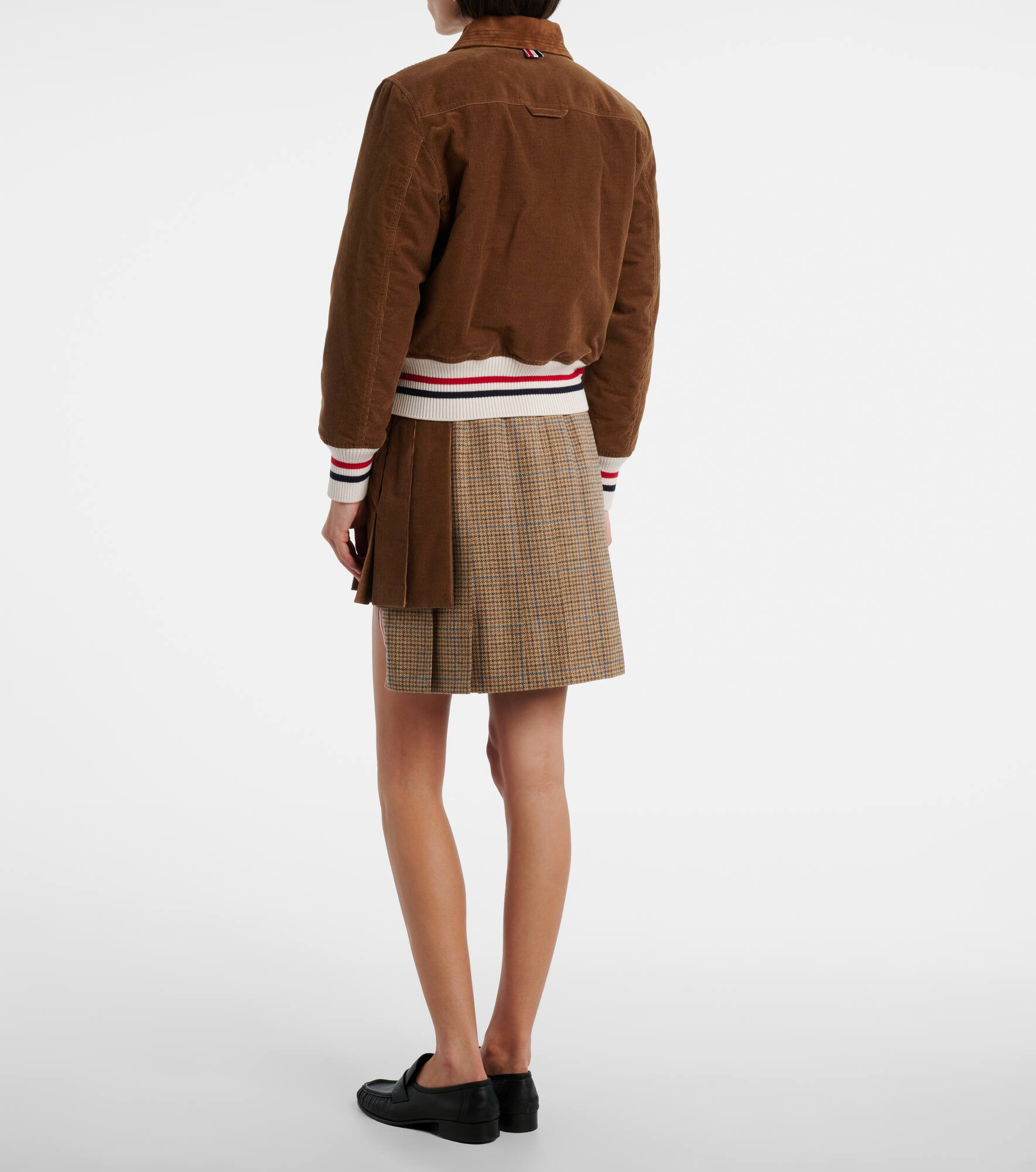 Wale cotton corduroy down jacket - 3