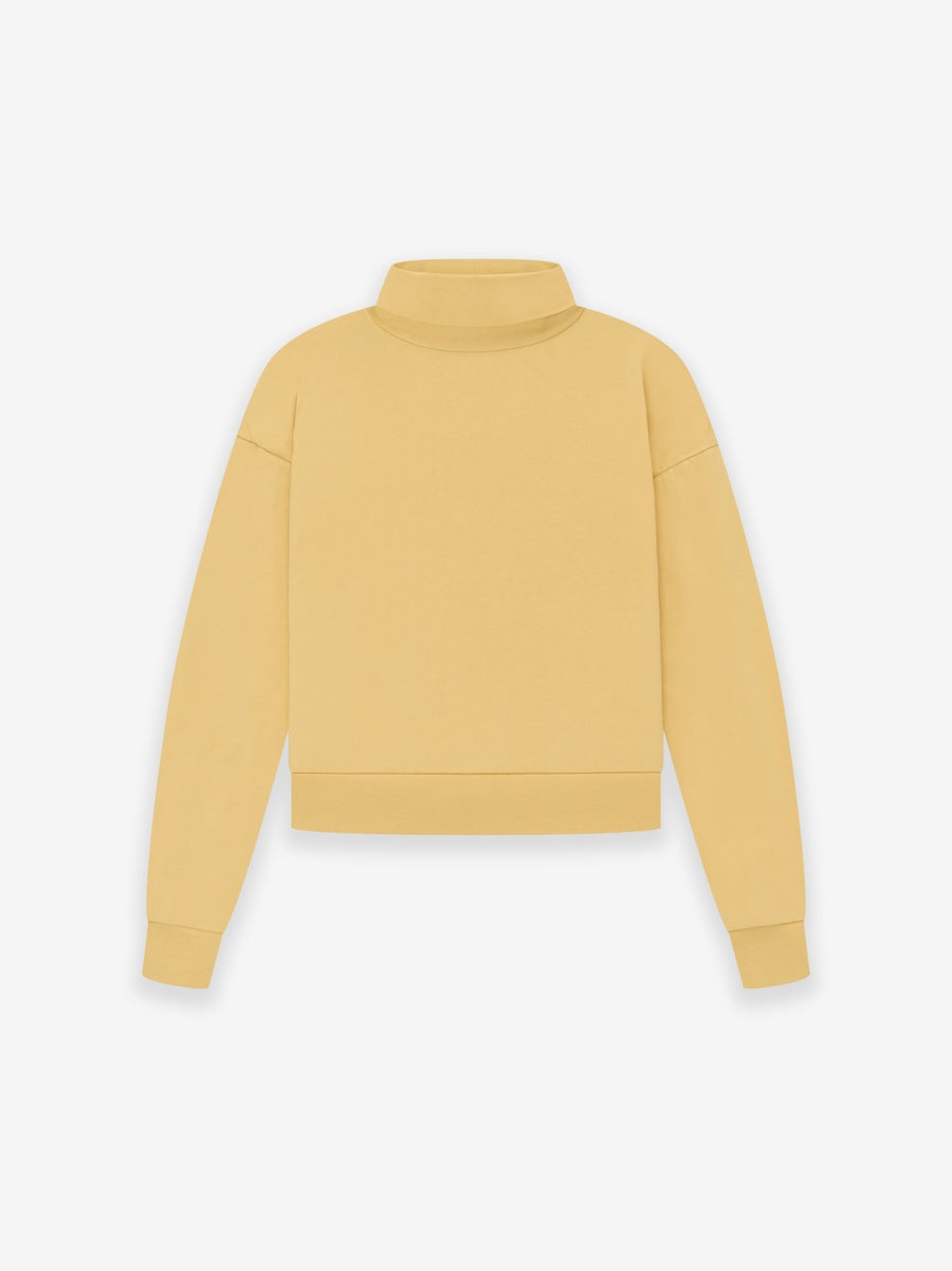 Womens Jersey Turtleneck - 1
