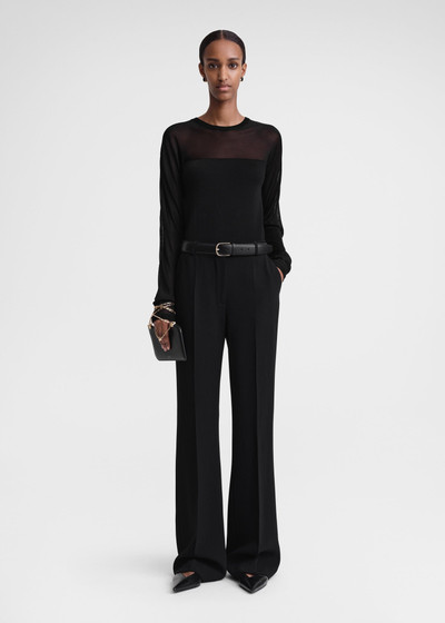 Totême Flared evening trousers black outlook