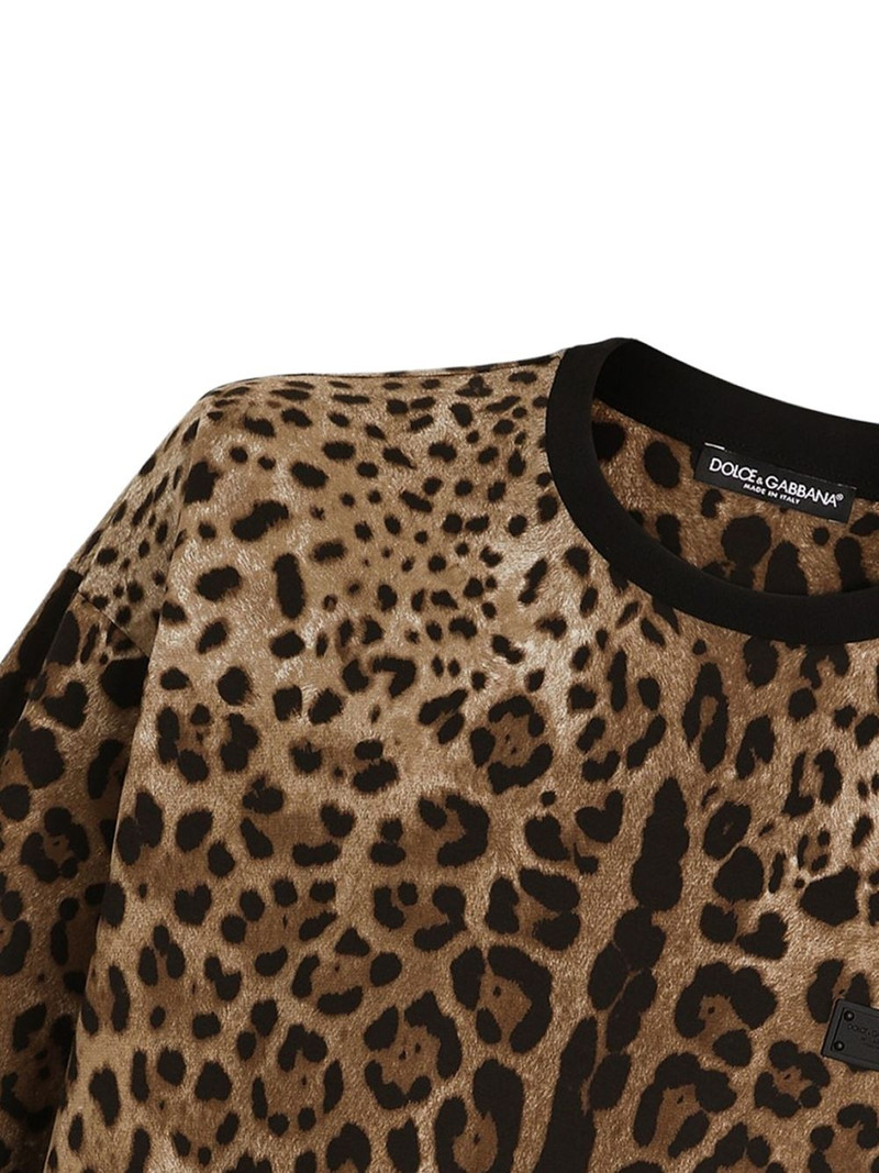 Dolce & Gabbana leopard print T-shirt outlook