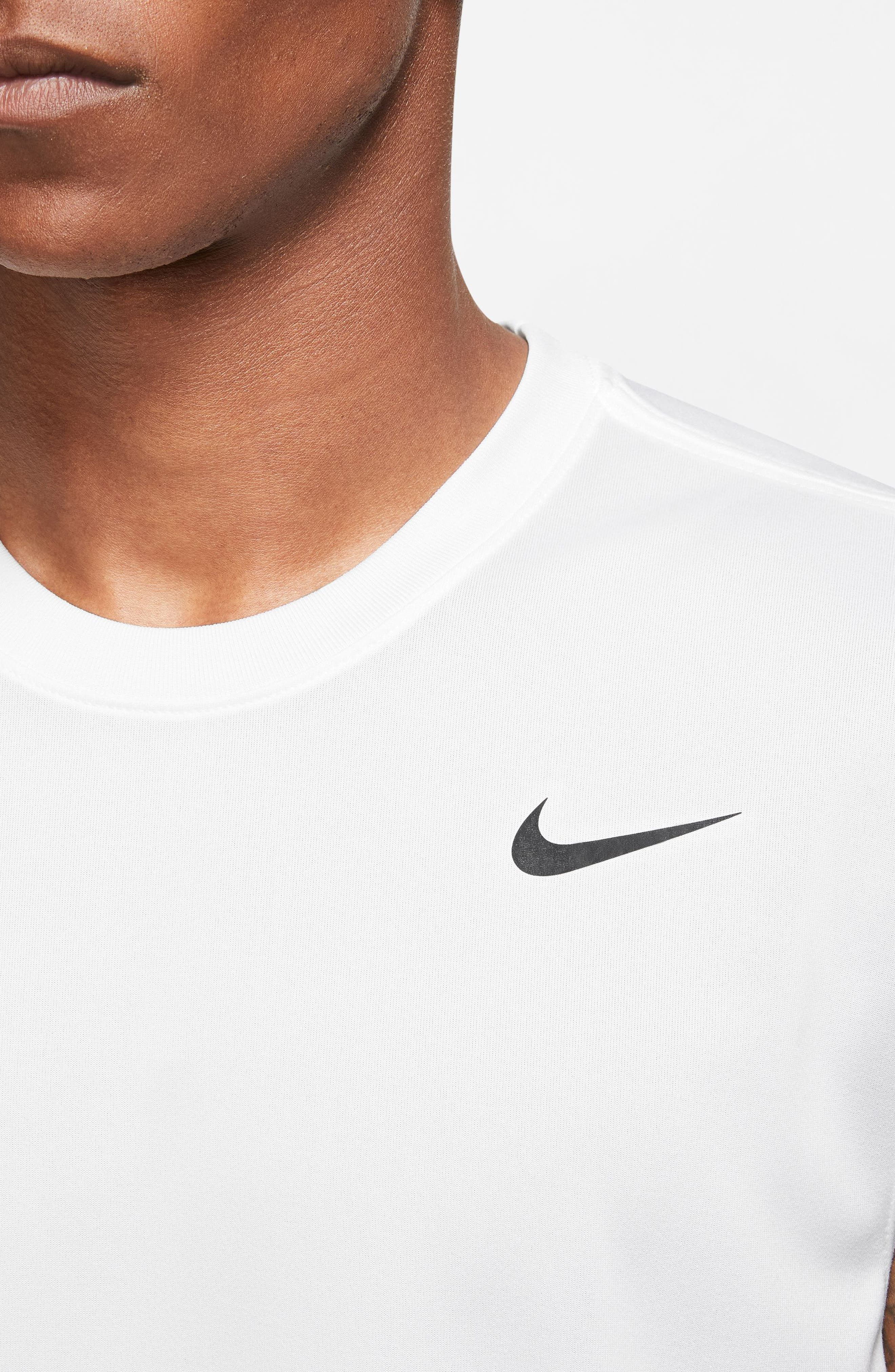 Nike Dri-FIT Legend Fitness Muscle T-Shirt in White/Black at Nordstrom - 5