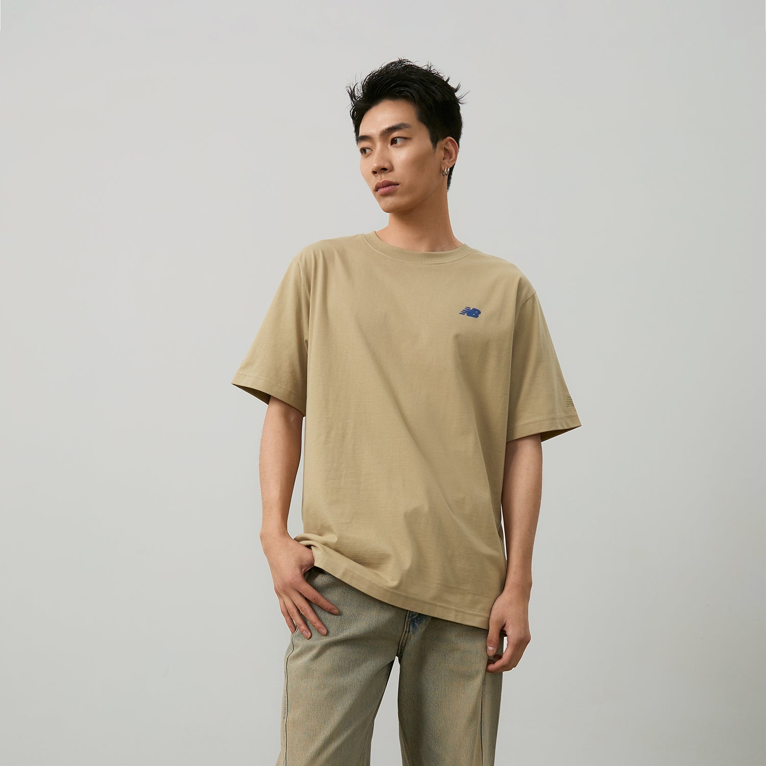 New Balance Running Graphic T-Shirt 'Tan' NEE26121-LB - 8