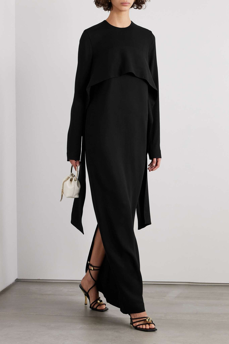 Totême Draped cady maxi dress outlook