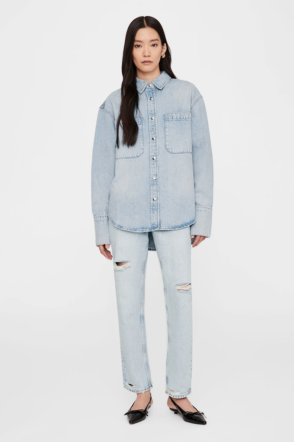 Dante Shirt - Bleached Blue - 5